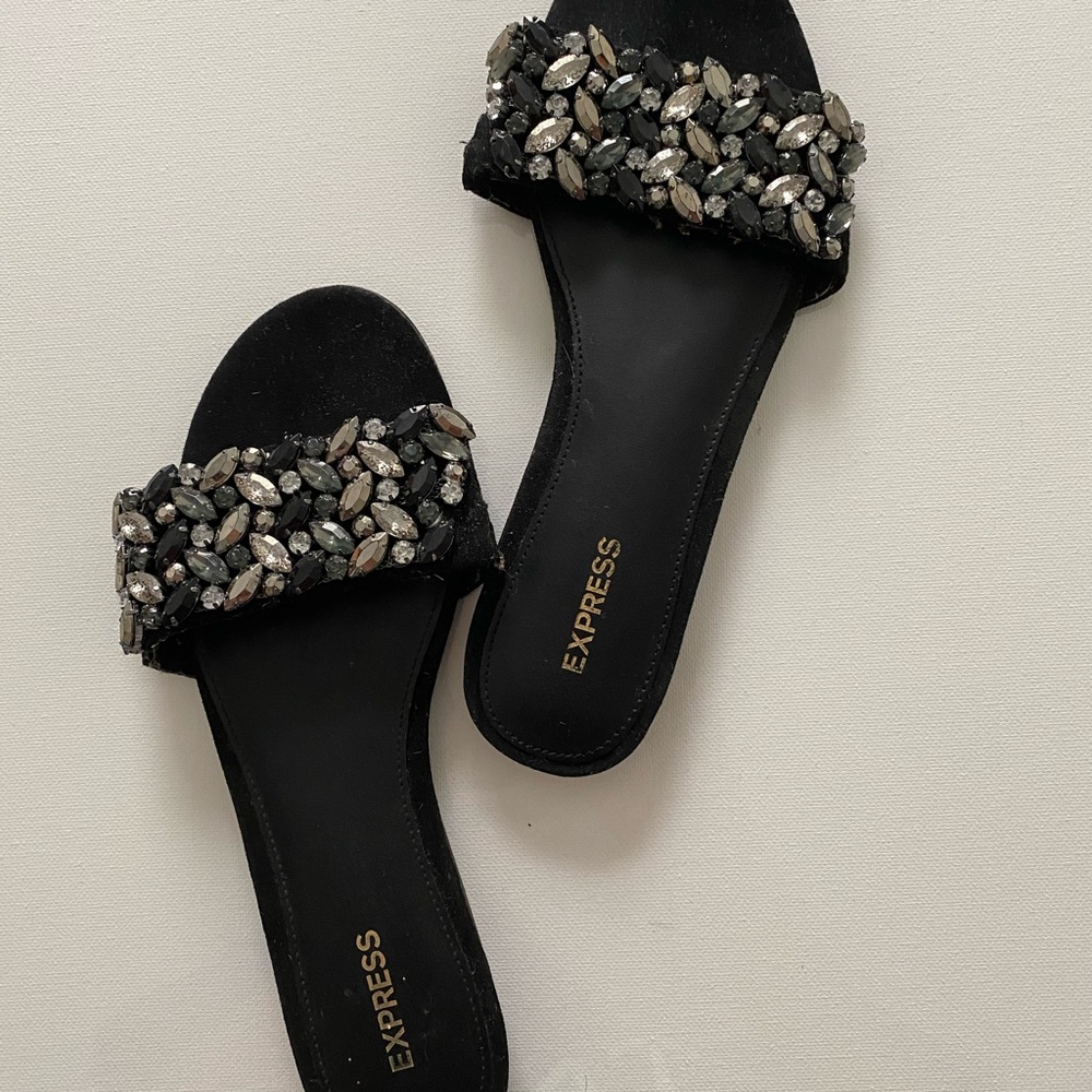 Express embellished sandals
